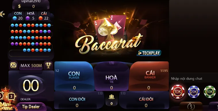 Baccarat Livestream Tại ManClub Sân Chơi Thách Thức Trí Tuệ Đẳng Cấp Cho Cao Thủ