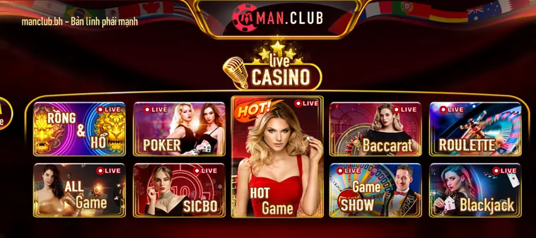 Live Casino Livestream Tại ManClub Đỉnh Cao Cho Những Tín Đồ Cá Cược Chuyên Nghiệp Đẳng Cấp
