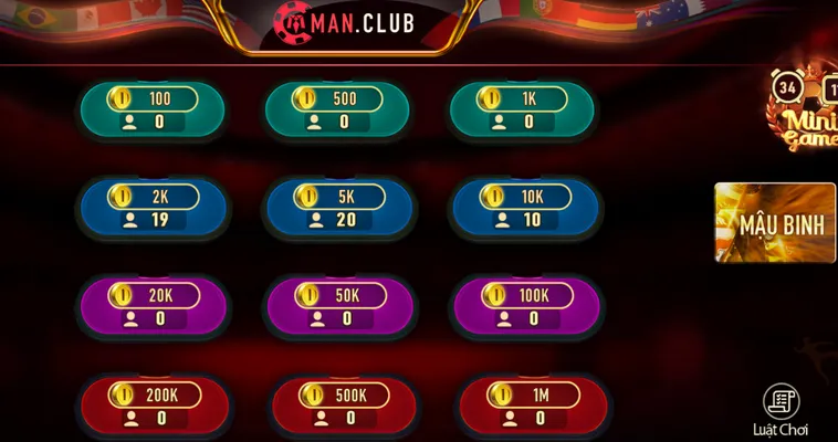 Mậu Binh Tại ManClub Sân Chơi Đỉnh Cao Cho Những Cao Thủ Săn Thưởng Chuyên Nghiệp