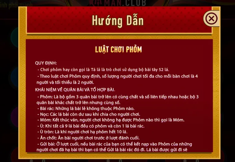 Phỏm Tại ManClub Trò Chơi Trí Tuệ Dành Cho Những Bài Thủ Đẳng Cấp Nhất Hiện Nay