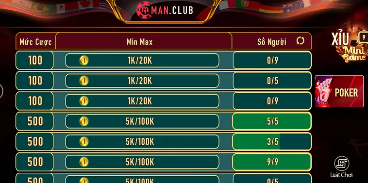 Poker Tại ManClub Sảnh Đấu Đẳng Cấp Cho Những Cao Thủ Chinh Phục Phần Thưởng Khủng