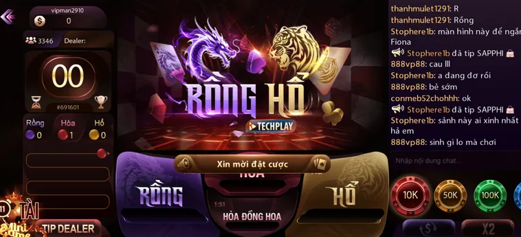 Rồng Hổ Livestream Tại ManClub Đấu Trường Sát Phạt Đẳng Cấp Nhất Hiện Nay