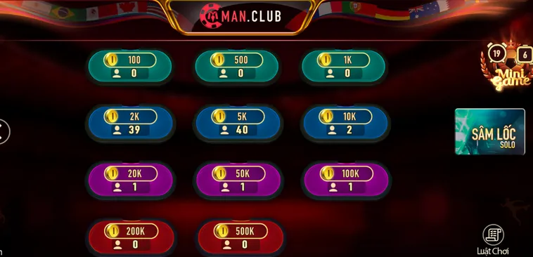 Sâm Lốc Solo Tại ManClub Đỉnh Cao Với Tỷ Lệ Thắng Cược Hấp Dẫn Nhất Nay