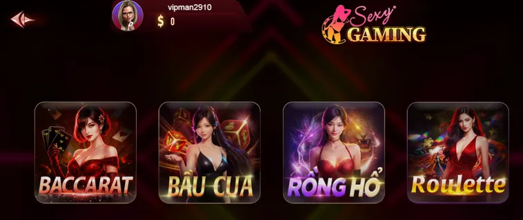 Sexy Gaming Livestream Tại ManClub Thiên Đường Giải Trí Với Tỷ Lệ Thưởng Cực Cao Hấp Dẫn