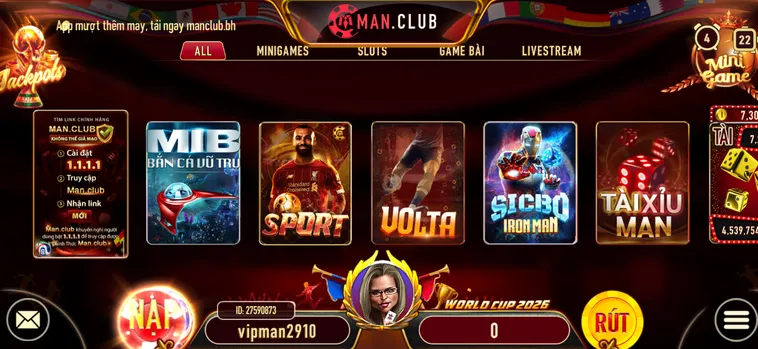 ManClub - Trang Chủ Man Club - Cổng Game Đẳng Cấp Phái Mạnh